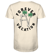 Forever Vacation Palm Logo - Organic Shirt
